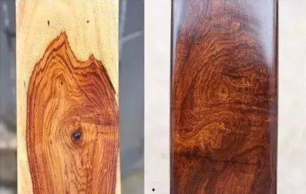 海南黄花梨看料图片大全,图解名贵木材之美