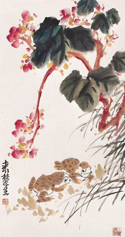 大写意水墨画齐红官网,齐红大写意水墨画艺术风采