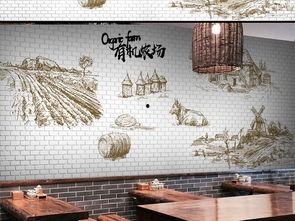 网红农场背景墙,打造田园风光新潮流