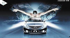 汽车广告明星,驾驭梦想，闪耀赛道